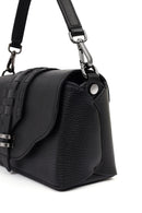 Women's Black Long Strap Leather Crossbody Bag | Derimod