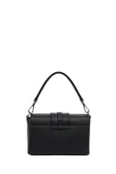 Women's Black Long Strap Leather Crossbody Bag | Derimod