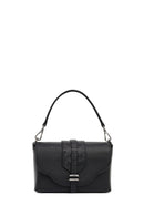 Women's Black Long Strap Leather Crossbody Bag | Derimod