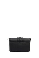 Women's Black Long Strap Leather Crossbody Bag | Derimod