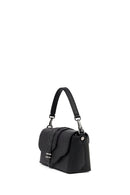 Women's Black Long Strap Leather Crossbody Bag | Derimod