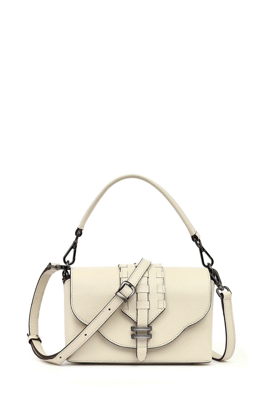 Women's Cream Long Strap Leather Crossbody Bag 25WBD2304FT | Derimod