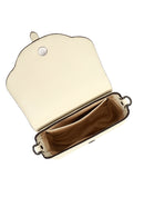 Women's Cream Long Strap Leather Crossbody Bag | Derimod