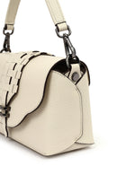 Women's Cream Long Strap Leather Crossbody Bag | Derimod