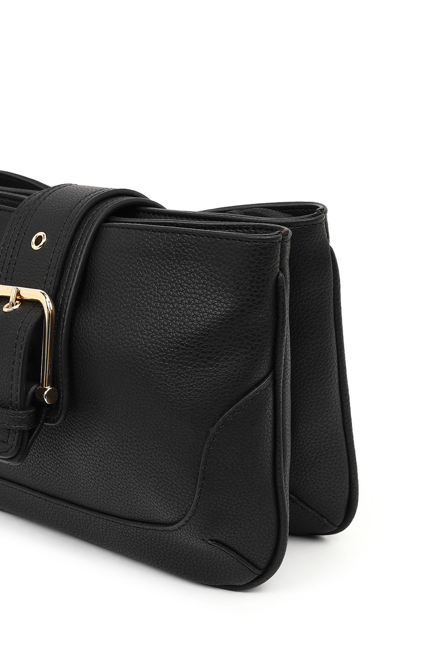 Women's Black Long Strap Crossbody Bag
