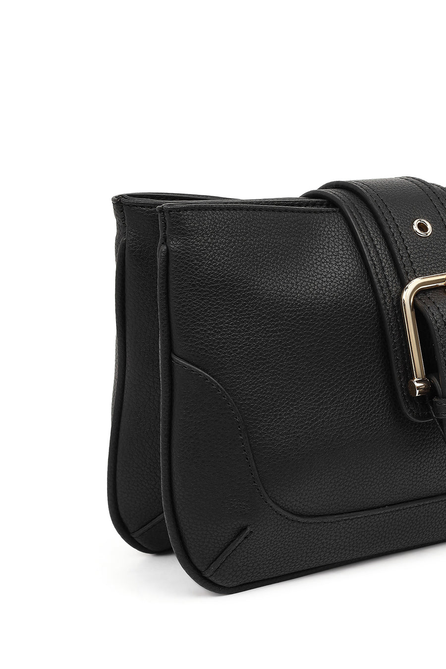 Women's Black Long Strap Crossbody Bag