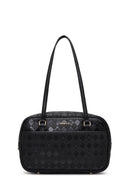 Women's Black Printed Shoulder Bag | Derimod