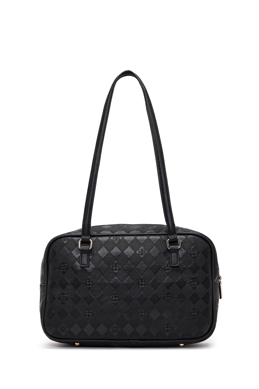 Women's Black Printed Shoulder Bag