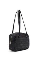 Women's Black Printed Shoulder Bag | Derimod