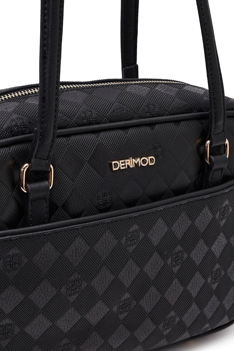 Women's Black Printed Shoulder Bag