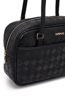 Women's Black Printed Shoulder Bag | Derimod