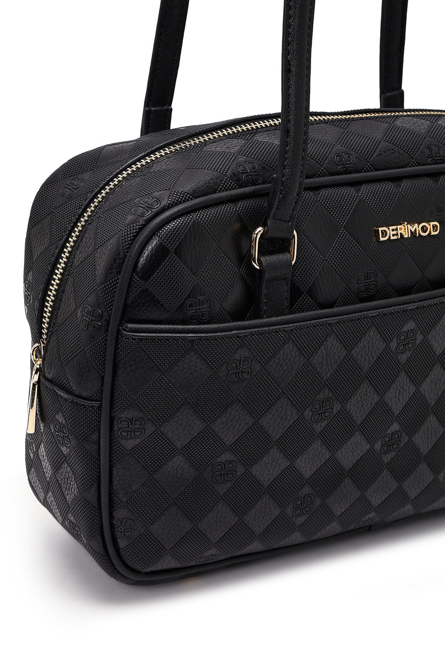Women's Black Printed Shoulder Bag