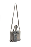 Women's Grey Long Strap Knitted Shoulder Bag | Derimod