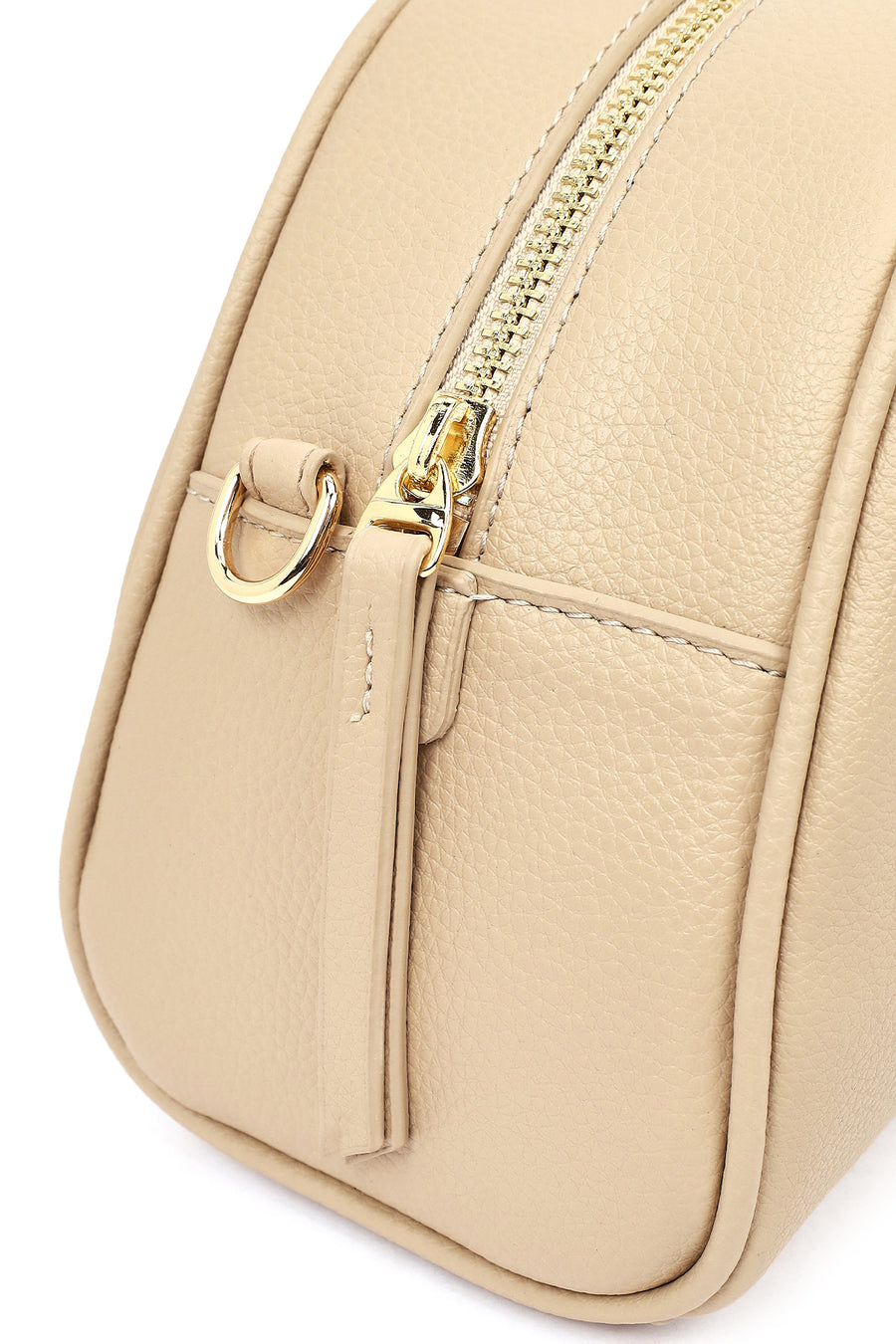 Women's Beige Long Strap Classic Handbag