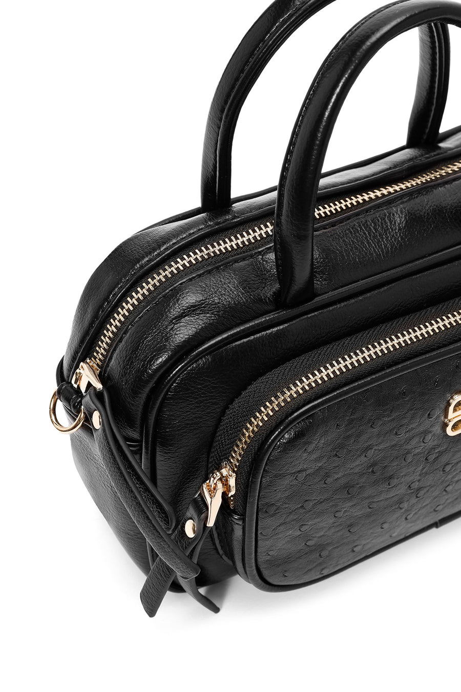 Women's Black Long Strap Shoulder Bag