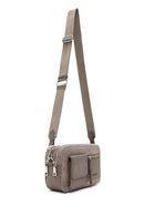 Women's Taupe Long Strap Crossbody Bag | Derimod