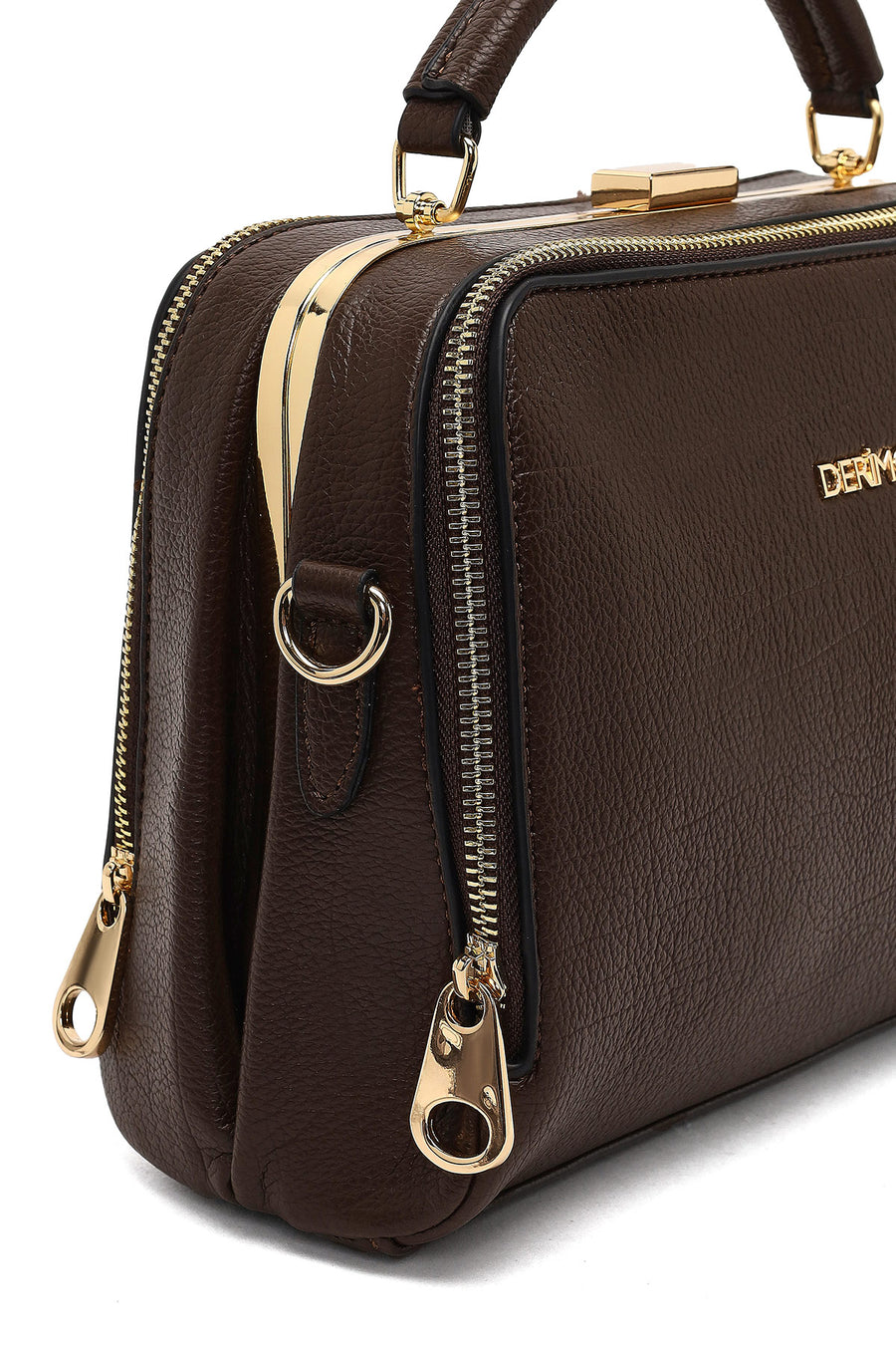 Women's Brown Long Strap Shoulder Bag