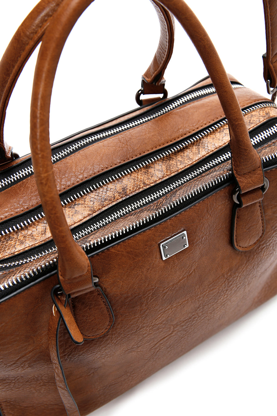 Women's Brown Long Strap Shoulder Bag