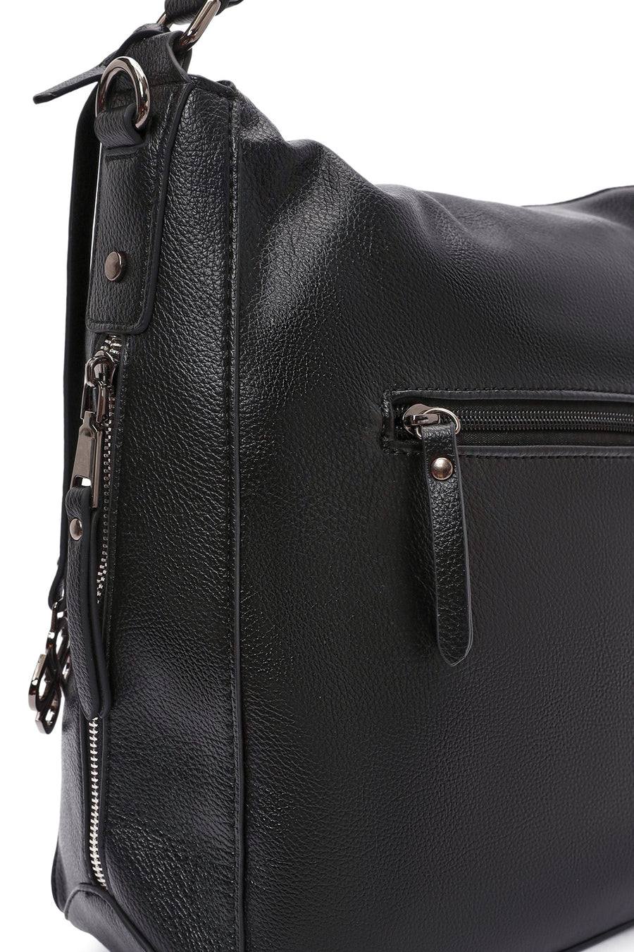 Women's Black Long Strap Shoulder Bag