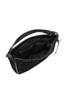 Women's Black Long Strap Suede Shoulder Bag | Derimod