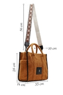 Women's Tan Long Strap Plush Sleeve Bag | Derimod