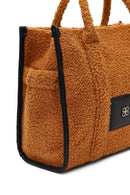 Women's Tan Long Strap Plush Sleeve Bag | Derimod