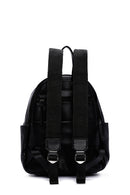Women's Black Backpack with Accessories | Derimod