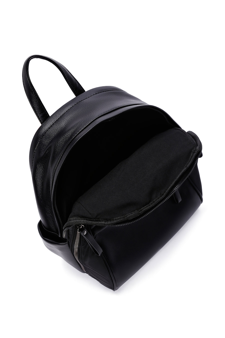 Women's Black Backpack with Accessories