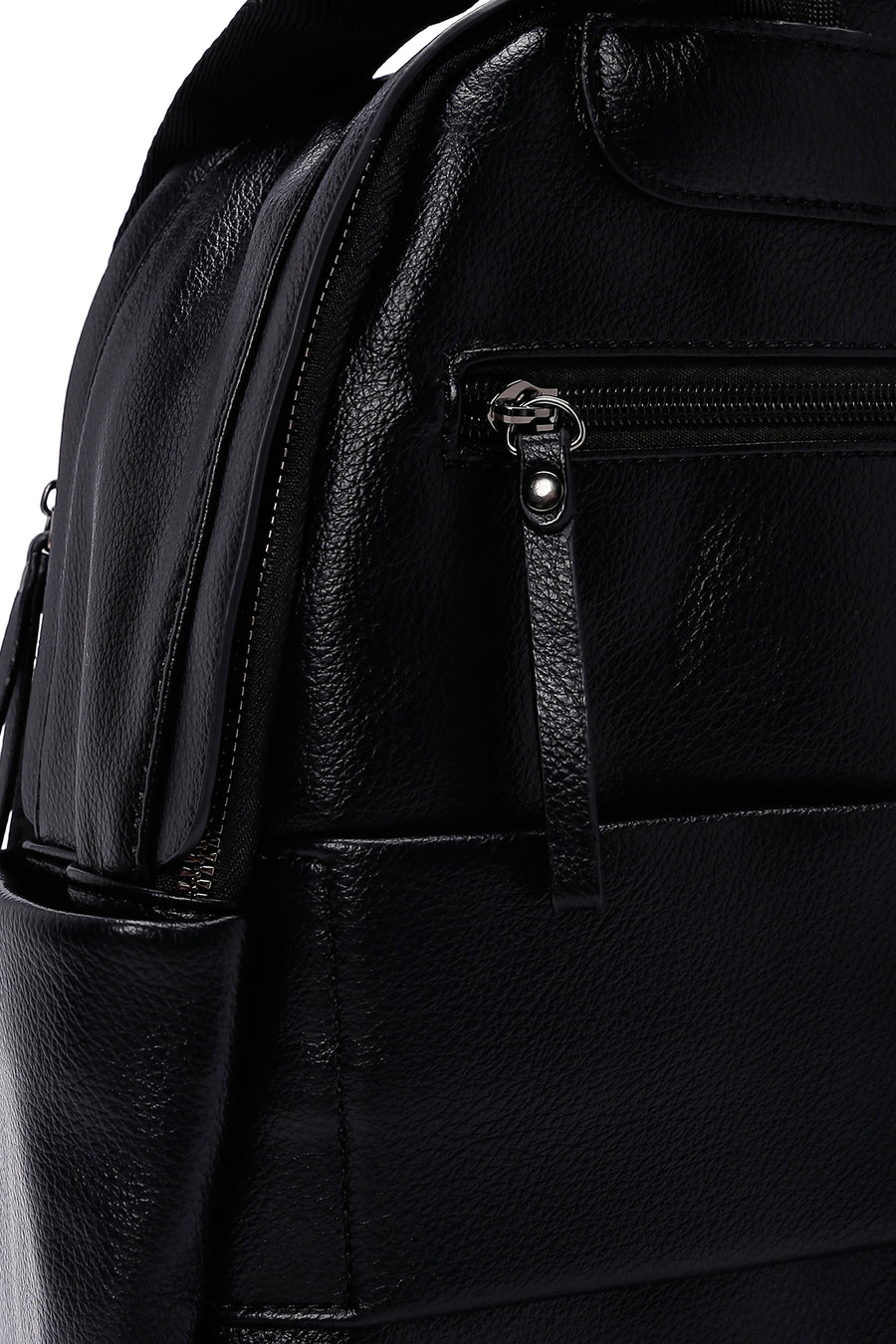 Women's Black Backpack with Accessories
