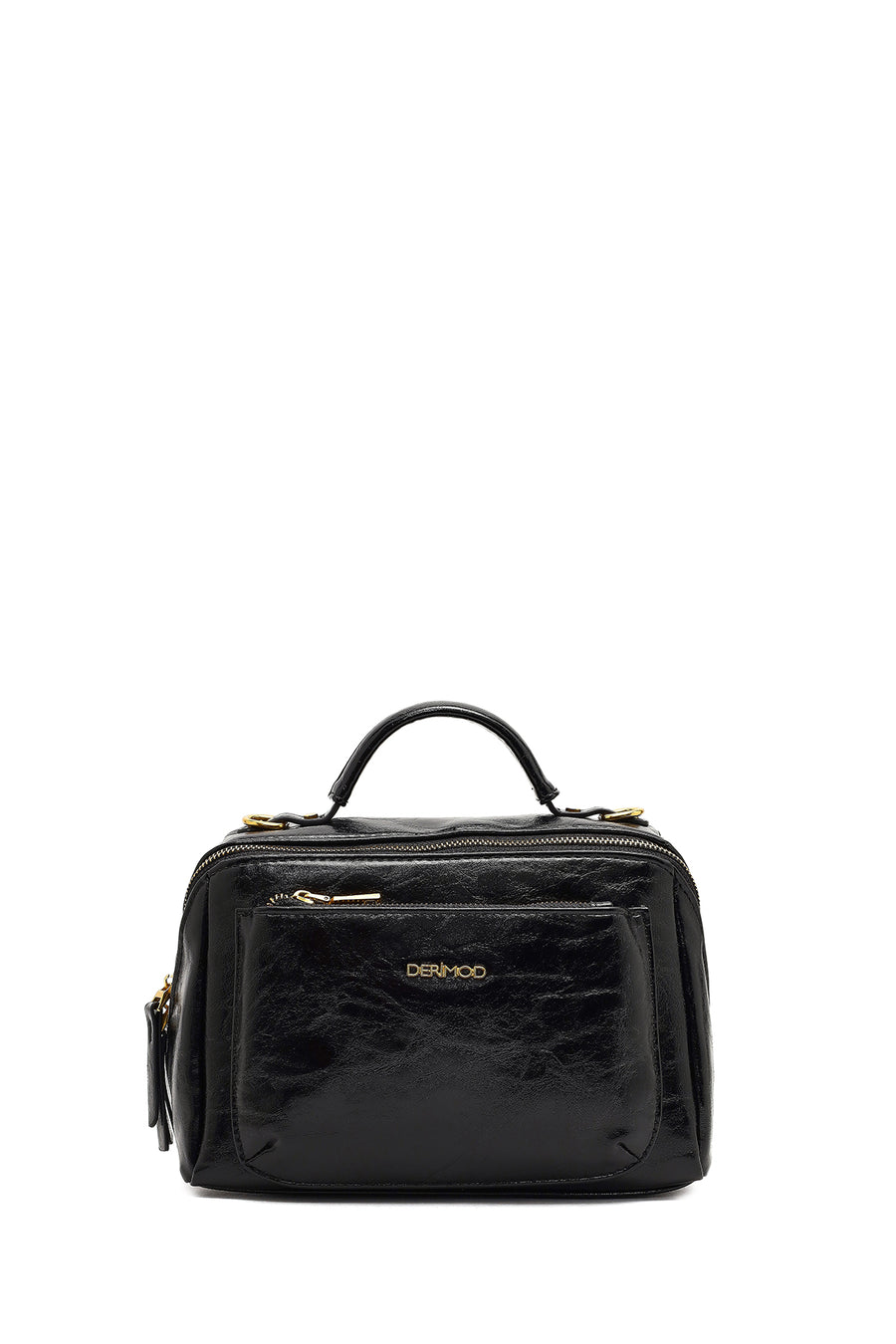 Women's Black Long Strap Crossbody Bag