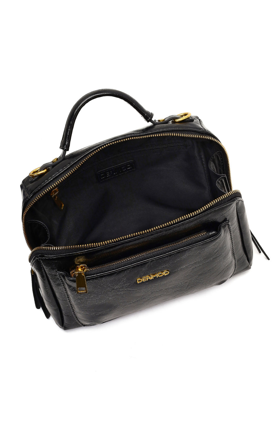 Women's Black Long Strap Crossbody Bag