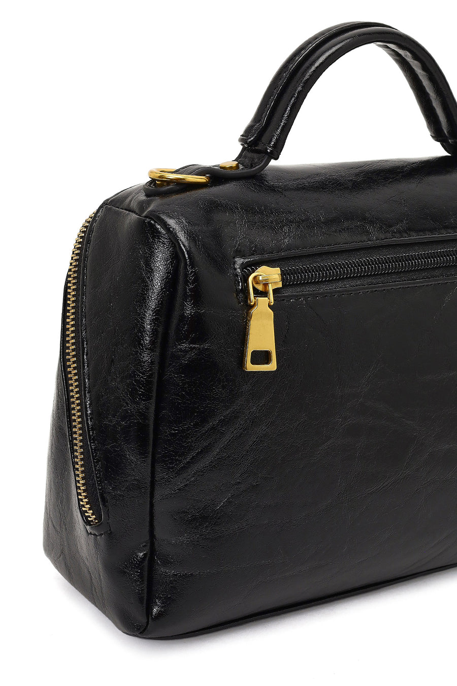 Women's Black Long Strap Crossbody Bag