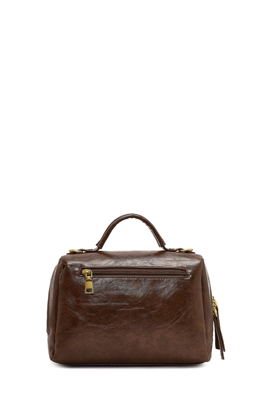 Women's Brown Long Strap Crossbody Bag