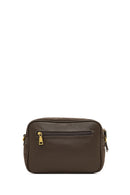 Women's Mink Long Strap Suede Leather Crossbody Bag | Derimod