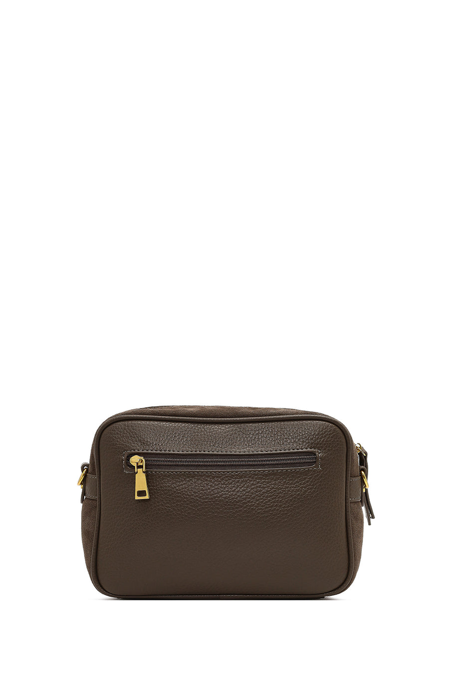 Women's Mink Long Strap Suede Leather Crossbody Bag