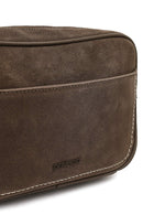 Women's Mink Long Strap Suede Leather Crossbody Bag | Derimod