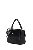 Women's Black Long Strap Suede Shoulder Bag | Derimod