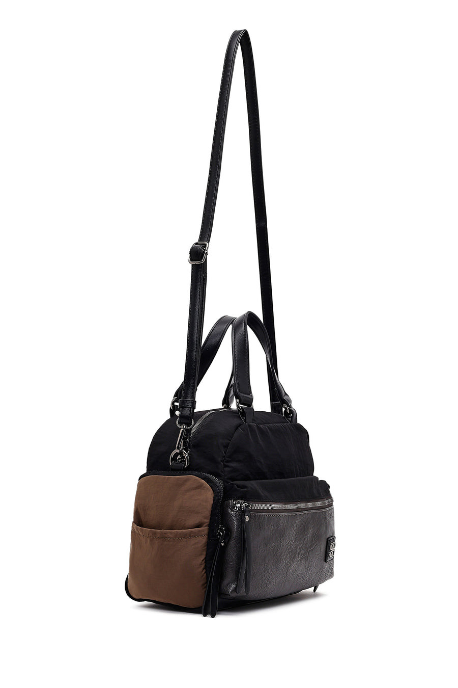 Women's Black Long Strap Shoulder Bag