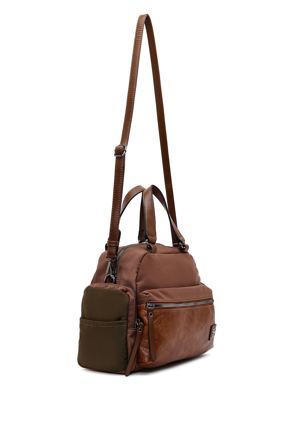 Women's Tan Long Strap Shoulder Bag