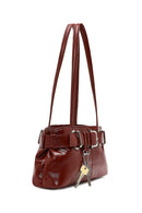 Women's Red Patent Leather Shoulder Bag | Derimod