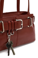Women's Red Patent Leather Shoulder Bag | Derimod