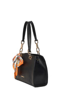Women's Black Classic Shoulder Bag with Accessories | Derimod