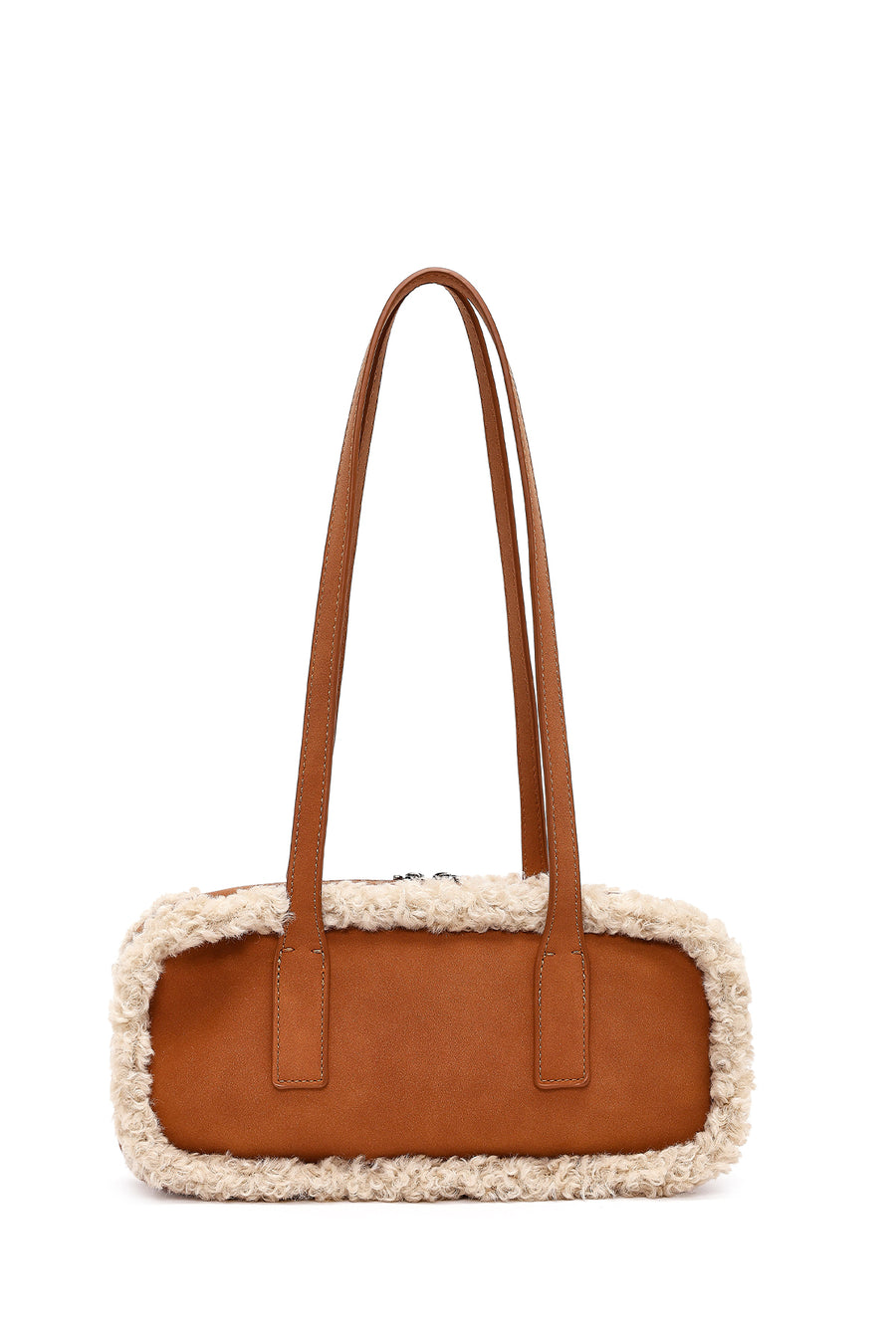 Women's Tan Suede Shoulder Bag