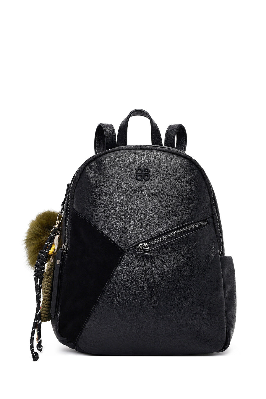 Women's Black Backpack with Accessories 25WBD256614 | Derimod