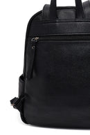 Women's Black Backpack with Accessories | Derimod