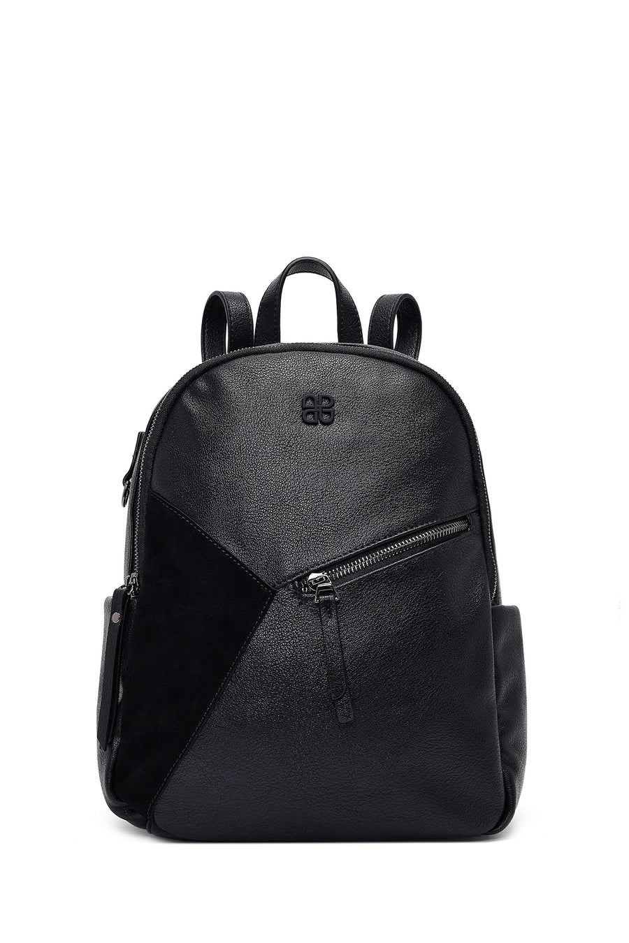 Women's Black Backpack with Accessories