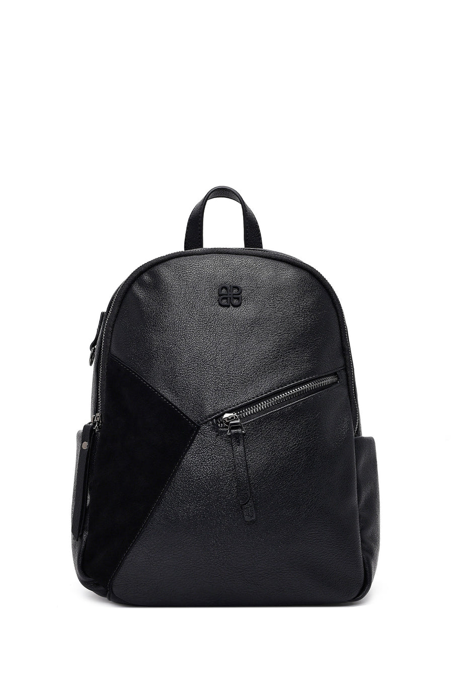 Women's Black Backpack with Accessories