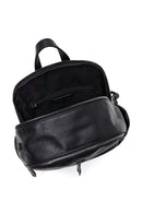 Women's Black Backpack with Accessories | Derimod
