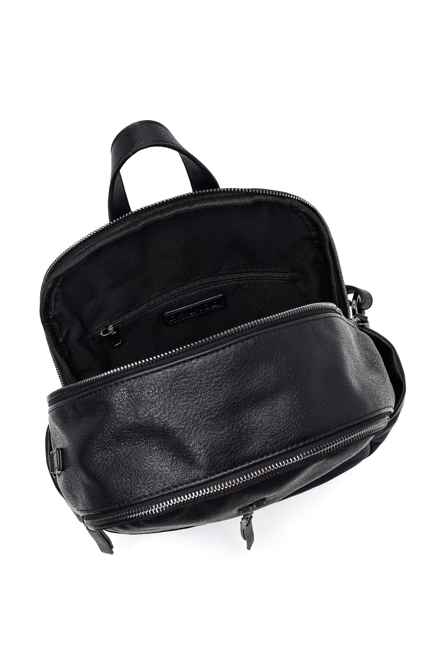 Women's Black Backpack with Accessories