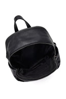 Women's Black Backpack with Accessories | Derimod